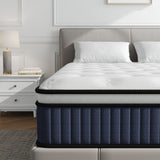 10" King Mattress, Gel Infused Memory Foam and Spring Hybrid Mattress in a Box, Medium Firm