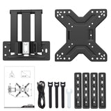 Full Motion TV Wall Mount with Swivel Adjustable Wall Mount Bracket for TV and Monitor for 26" 32" 40" 43" 50" 55" 56" 60" Inch LED LCD TVs