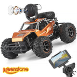 RC Car with 5G HD 1080P FPV Camera, 2.4Ghz Remote Control Car, 1:16 Scale High Speed Electric Carrier Vehicle Monster Trucks for Kids Adults,Orange