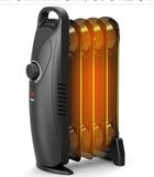 Keenstone Mini Oil Heater, 500W Quiet Oil-Filled Radiator Heater with Thermostat, Overheat Protection, 2 Heat Settings, Electric Space Heater for Indoor Use