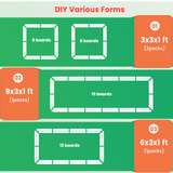 VECUKTY 9x3x1 ft Raised Garden Beds Outdoor, 3×3×1 ft (2 Pack) Planter Raised Bed for Gardening, Vegetables, Flowers ,Large Metal Garden Box