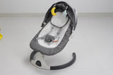 SACVON Bluetooth Baby Swing for Infants to Toddlers, 5-Speed Electric Rocker with Music, Timer, Remote & Safety Harness, 0–6 Months, Dark Gray