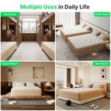 12" Queen Mattress, Gel Infused Memory Foam and Pocket Spring Hybrid Mattress in a Box, Medium Firm