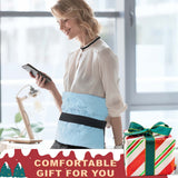 Keenstone Weighted Heating Pad with Massage for Back Pain & Cramps Relief, 5 Heating Levels and 4 Time Settings 12"×24" - Gray