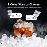 Ice Maker Countertop, Portable 22LBS Ice Machine 9 Mins Quick Ice Making
