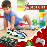 Remote Control Snake Car，RC Stunt Snake 360° Roll Toys，Birthday Graduation for Boys Gifts Outdoor RC Fall Toys for 5+ Teen Boys, Green