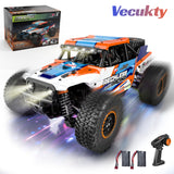 Vecukty 1:20 Scale High Speed Remote Control Car，32 KPH High Speed，All Terrain 4WD Off-Road Truck with 2.4 GHz Precise Remote Control & 2 Batteries ，Gift for Adults Boys，Orange