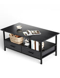 basic coffee table black