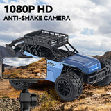 RC Car with 5G HD 1080P FPV Camera, 2.4Ghz Remote Control Car w/Walkie Talkie Function, 1:16 Scale High Speed Electric Carrier Vehicle Monster Trucks for Kids Adults,Blue