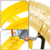 Electric Racing Tracks for Boys and Kids, Race Car Track Sets Gift Toys for Children Over 5+,Yellow