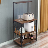 kitchen stand brown