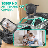 RC Car with 5G HD 1080P FPV Camera, 2.4Ghz Remote Control Car, 1:16 Scale High Speed Electric Carrier Vehicle Monster Trucks for Kids Adults,Green