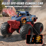 Vecukty RC Monster Truck，Waterproof Amphibious Remote Control Car With Lights & Sprays，2.4GHz All Terrain Off-Road Pickup Truck，Christmas Birthday Gift Toys for Boys and Girls Kids 4-12