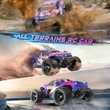 Vecukty 1:18 Scale Brushless Fast RC Cars, 4WD Off-Road Remote Control Trucks, High Speed Remote Control Car for Kids Boys Girls Age 6-18, All Terrain Truck Toys Gifts