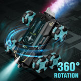 Keenstone RC Car 6 Wheel Telescopic Stunt Car