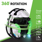 Remote Control Snake Car，RC Stunt Snake 360° Roll Toys，Birthday Graduation for Boys Gifts Outdoor RC Fall Toys for 5+ Teen Boys, Green