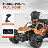 RC Car with 5G HD 1080P FPV Camera, 2.4Ghz Remote Control Car, 1:16 Scale High Speed Electric Carrier Vehicle Monster Trucks for Kids Adults,Orange