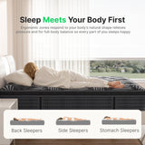 10inch Queen Mattress Motion Isolation Pocket Spring Mattress Hybrid Innerspring Mattress in a Box