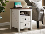 Nightstand 2 white ,1pack