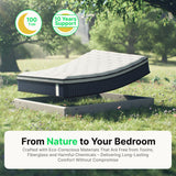 10" King Mattress, Gel Infused Memory Foam and Spring Hybrid Mattress in a Box, Medium Firm