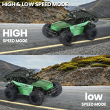 RC Car with 5G HD 1080P FPV Camera, 2.4Ghz Remote Control Car w/Walkie Talkie Function, 1:16 Scale High Speed Electric Carrier Vehicle Monster Trucks for Kids Adults,Green