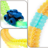 Electric Racing Tracks for Boys and Kids, Luminous Race Car Track Sets Gift Toys for Children Over 5+