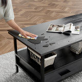 basic coffee table black
