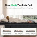 12 inch Twin Size Mattress, Pocket Spring Motion Isolation Memory Foam Mattress in a Box