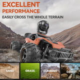 RC Car with 5G HD 1080P FPV Camera, 2.4Ghz Remote Control Car, 1:16 Scale High Speed Electric Carrier Vehicle Monster Trucks for Kids Adults,Orange