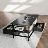 basic coffee table black
