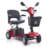 SACVON 4 Wheel Mobility Scooter with Cup Holder,Foldable Mobility Scooter for Adults Electric Scooter with Longest Range,Heavy-Duty