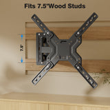 Full Motion TV Wall Mount with Swivel Adjustable Wall Mount Bracket for TV and Monitor for 26" 32" 40" 43" 50" 55" 56" 60" Inch LED LCD TVs