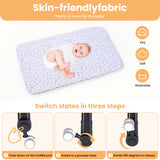 SACVON Bedside Bassinet Sleeper with Storage Basket & Wheels, Portable Crib for Baby, Gray Brand: SACVON
