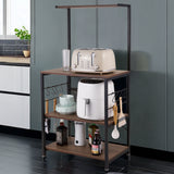 kitchen stand brown