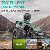 RC Car with 5G HD 1080P FPV Camera, 2.4Ghz Remote Control Car, 1:16 Scale High Speed Electric Carrier Vehicle Monster Trucks for Kids Adults,Green