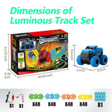 Electric Racing Tracks for Boys and Kids, Luminous Race Car Track Sets Gift Toys for Children Over 5+