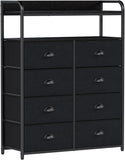 MONVANE 11 Drawer Bedroom Dresser, Black