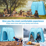 Pop Up Tent 83inches x 48inches x 48inches, Upgrade Privacy Tent, Porta-Potty Tent,Blue