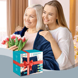 50*60“ Electric Heated Blanket Throw, Keenstone Machine Washable Fast Heated Flannel Blanket, Darkturquoise