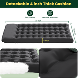 500lbs Load,4-Position Adjustable Folding Camping Bed Chair - With Pillow & Pillow Pad for Adults, Home Office Nap, Travel, Camping.