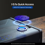 Biometric Fingerprint Gun Safe for 2 Pistols with APP Control