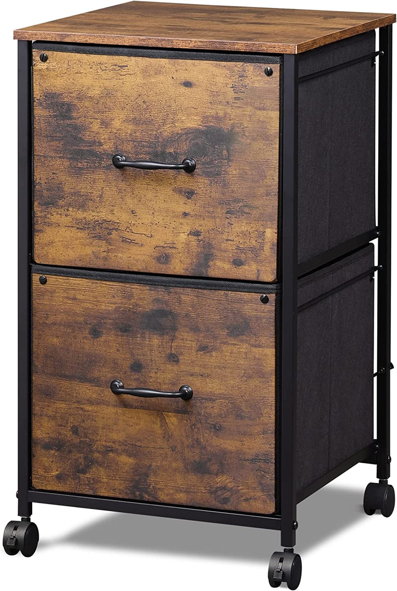 file cabinet rustic brwon