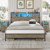 farmhouse bed frame