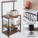 kitchen stand brown