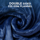 50*60“ Electric Heated Blanket Throw, Keenstone Machine Washable Fast Heated Flannel Blanket, Darkturquoise