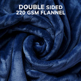 50*60“ Electric Heated Blanket Throw, Keenstone Machine Washable Fast Heated Flannel Blanket, Darkturquoise