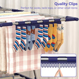 Behost Clothes Drying Rack Stainless Steel Gullwing Space-Saving Foldable