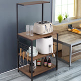 kitchen stand brown