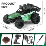 RC Car with 5G HD 1080P FPV Camera, 2.4Ghz Remote Control Car w/Walkie Talkie Function, 1:16 Scale High Speed Electric Carrier Vehicle Monster Trucks for Kids Adults,Green
