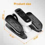 TCISA Under Desk Elliptical Machine,Electric Portable Pedal Exerciser for Seniors,Home and Office Workout,Remote Control & 12 Adjustable Speeds,Black